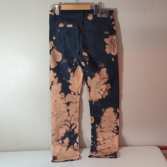 Wrangler Slim Straight Jeans Acid Wash 32X32 - Picture 6 of 10